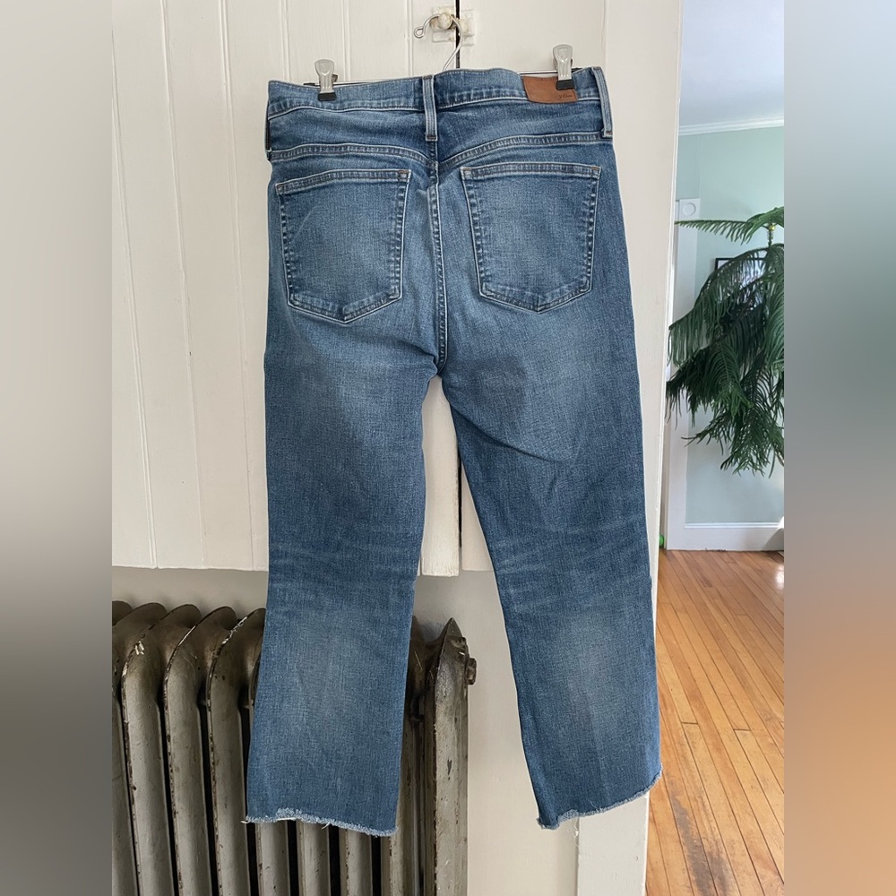 I. Crew Women’s 9” Billie Demi Boot Crop Jeans 31 - Picture 2 of 3